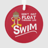 人生を泳ぎ回る オーナメント (裏面)