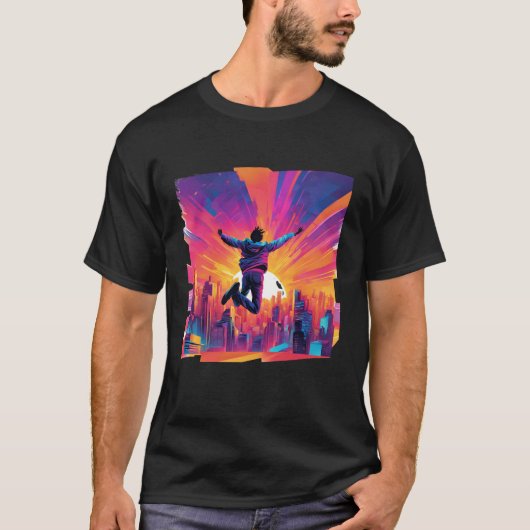 人生を満喫する Tシャツ (正面)