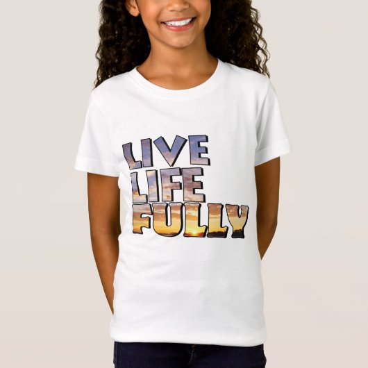 人生を満喫せよ Tシャツ (正面)