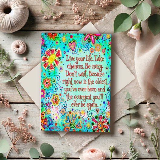 人生を生きる感動的引用文 カード