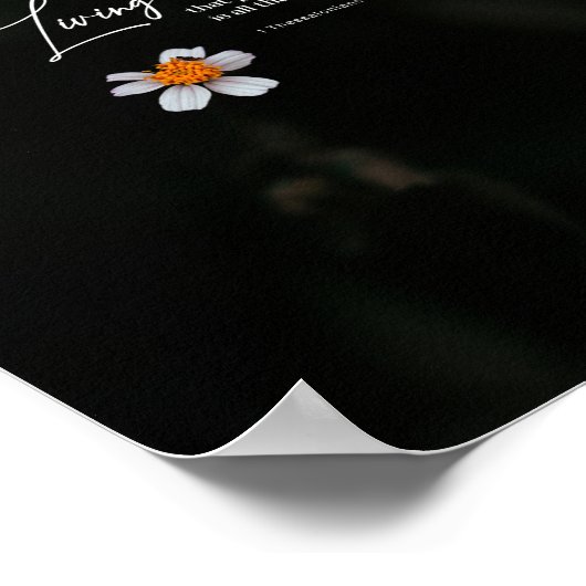 人生を生きる（1テサロニケ2:11-12） ポスター (角)