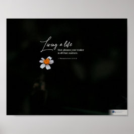 人生を生きる（1テサロニケ2:11-12） ポスター