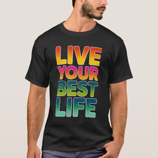 人生を生最高のきる Tシャツ (正面)