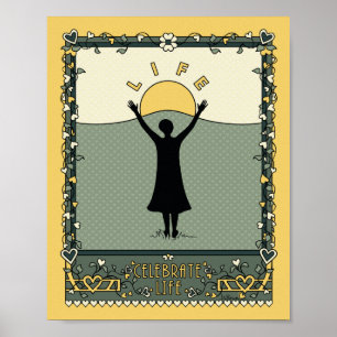 「人生を祝おう 2_C_8"x10"」 ポスター
