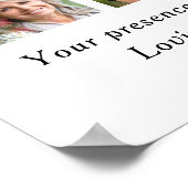 人生を称えるメモリアル　引用27　写真コラージュ ポスター (角)