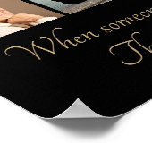 人生を称えるメモリアル　引用33　写真コラージュ ポスター (角)