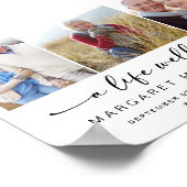 人生を称える写真メモリアルプリント ポスター (角)