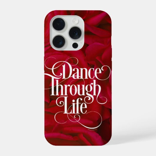 人生を踊り抜く iPhoneケース (裏面)