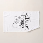 人生を踊る バスタオルセット (ハンドタオル)