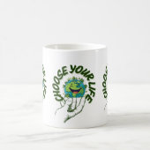 人生を選ぶ コーヒーマグカップ (中央)