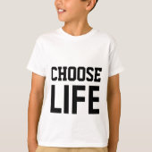 人生を選ぶ Tシャツ (正面)