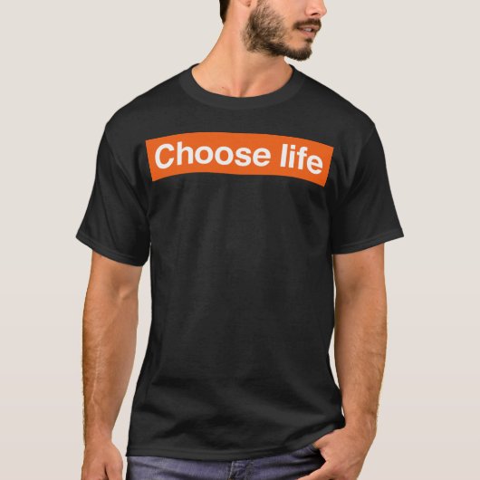 人生を選べ レトロ Tシャツ (正面)