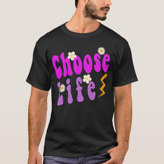 人生を選べ 楽しい引用 フレンド Tシャツ (正面)