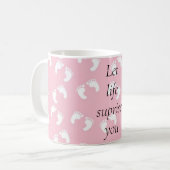 人生を驚かせる コーヒーマグカップ (正面左)