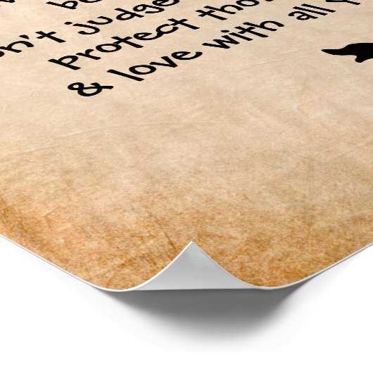 人生を…犬の性質 ポスター (角)