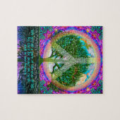 人生カスタム平和のメッセージツリー ジグソーパズル (横)