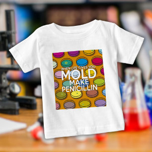人生カビにあたるならペニシリンにしよう ベビーTシャツ