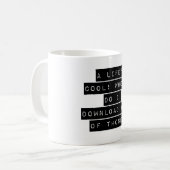 人生クール コーヒーマグカップ (正面左)