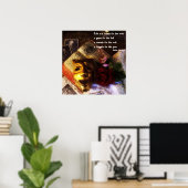 人生ゲーム、悲劇、コメディポスター ポスター (ホームオフィス)