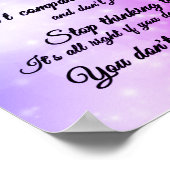 人生シンプルの7つのルール – サイズを変更できる –  ポスター (角)