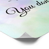 人生シンプルの7つのルール – 文字を変更できる ポスター (角)