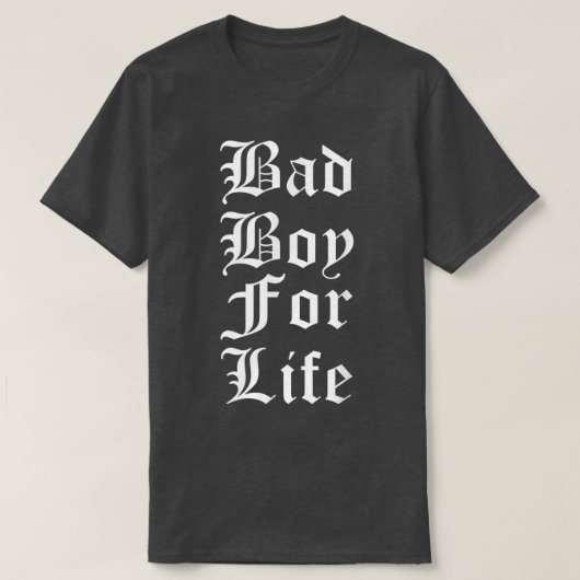 人生トレンドの悪いおもしろい少年 Tシャツ (デザイン正面)