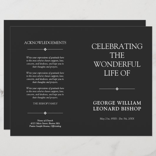 人生ミニマルの闇のお祝い (正面/裏面)