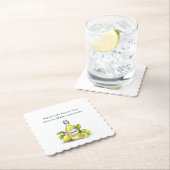 人生レモンだらけのときはレモネードを ペーパーコースター (インサイチュ)