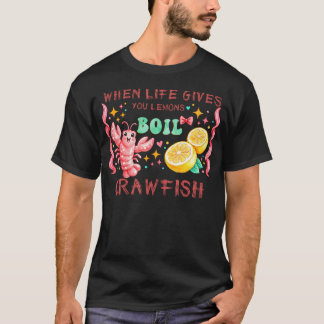人生レモンならカジナバイリングを沸騰させよう ハッピー Tシャツ