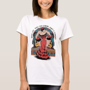 人生レモンならフラメンコを踊れ ギフト Tシャツ