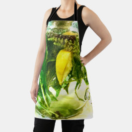 人生与えがプリントエプロン エプロン