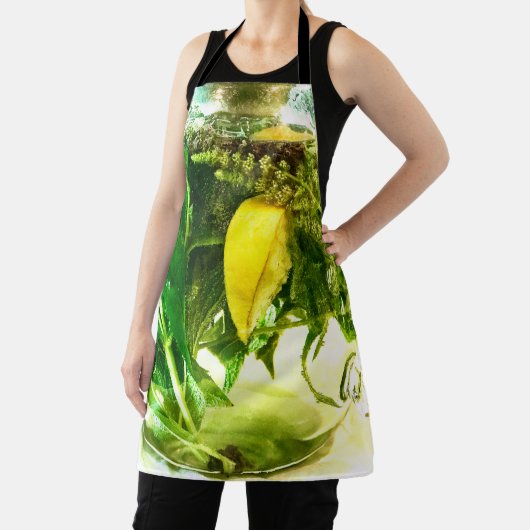 人生与えがプリントエプロン エプロン (インサイチュ)