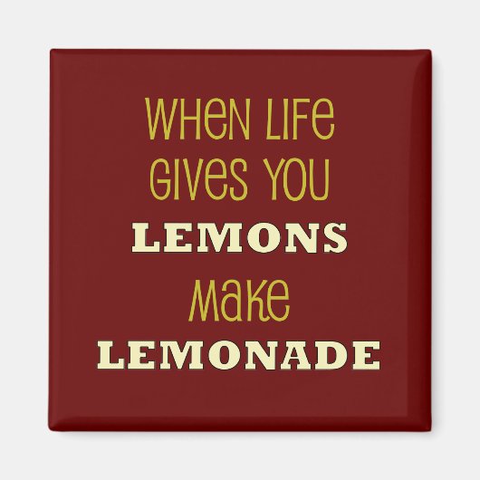 人生与えがレモン マグネット (正面)