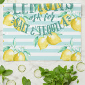 人生与えが終わる |ソルト&テキーラ引用文 キッチンタオル (折り畳み)