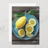 人生与えが終わる | 水彩フルーツカード (正面/裏面)