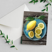 人生与えが終わる | 水彩レモンボウル ポストカード
