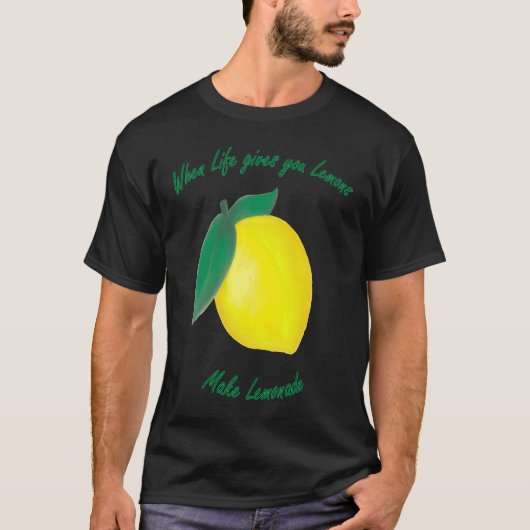 人生与えが終わる Tシャツ (正面)