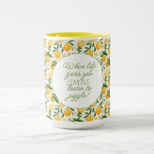 人生与えが終わ学ると マグカップ (中央)