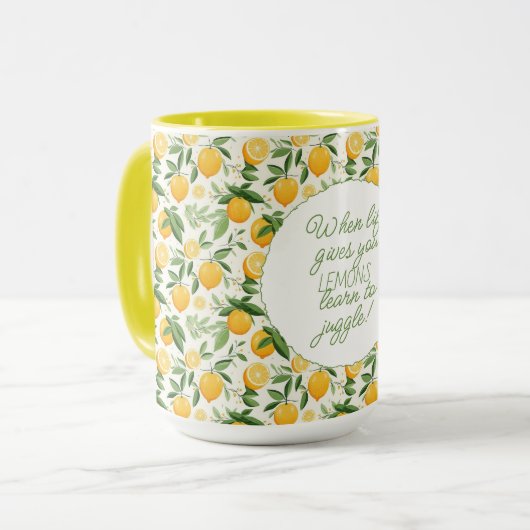 人生与えが終わ学ると マグカップ (正面左)