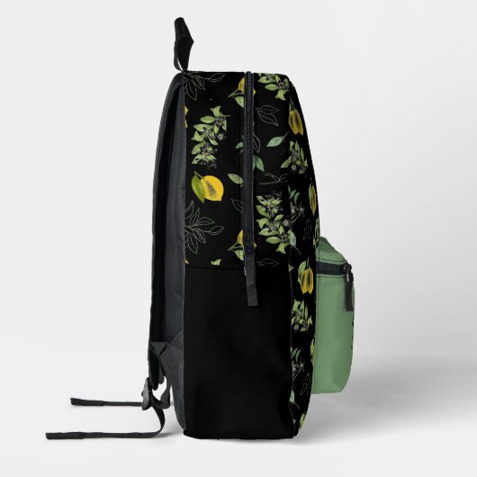 人生与えが語るユーモアのある プリントバックパック (左)