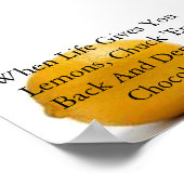 人生与えの時はチョコレートが好き ポスター (角)