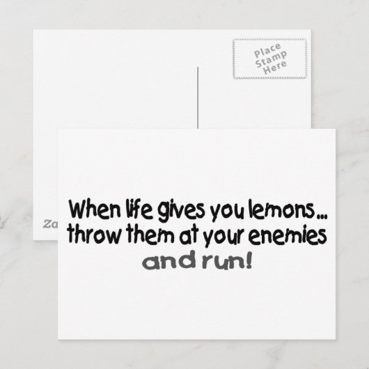 人生与えの時は….. ポストカード (正面/裏面)