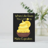 人生与えはレモンを作る ポストカード (スタンド正面)