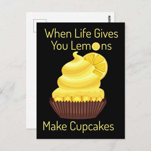 人生与えはレモンを作る ポストカード (正面/裏面)