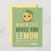 人生与えは友情を失う ポストカード (正面/裏面)