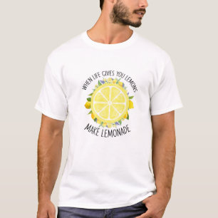 人生与えはLemonade Suをおもしろい作る Tシャツ