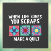 人生与えを削ればキルト編み物ができる ウィンドウサイン (シート3)