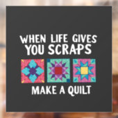 人生与えを削ればキルト編み物ができる ウィンドウサイン (シート2)