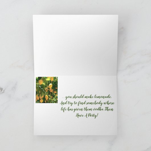 人生与えを教え勇気付けられるユーモア カード (内部)