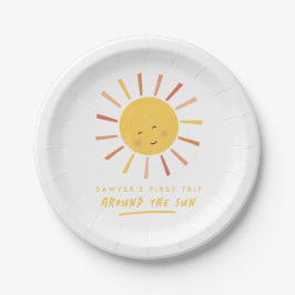 人生初の太陽一周 初めての誕生日 ペーパープレート